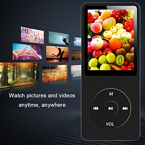 MP3 Player, Dyzeryk Music Player with 16GB Micro SD Card, Ultra Slim Music Player with Buildin