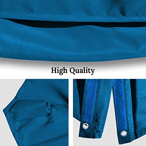 BenefitUSA Replacement Canopy Top Cover for 11.5' Rome Cantilever Patio Umbrella Outdoor Sunshade (Blue) - Thumbnail 6