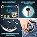 Wireless Earbuds,Bluetooth Earbuds Stereo, Wireless Earphones with Mic Mini in-Ear Earbuds Earphones Earpiece Sweatproof Sports Earbuds with Charging Case Compatible iOS Android (Black New)