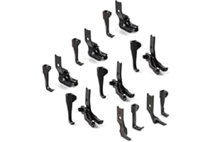 Cnonee1 8Set Industrial Walking Foot Presser Feet for JUKI for Consew for Singer for Brother Industrial Sewing Machine