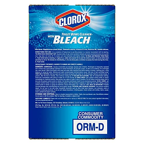 Clorox Toilet Bowl Cleaner with Bleach, 6 Count Pricepulse