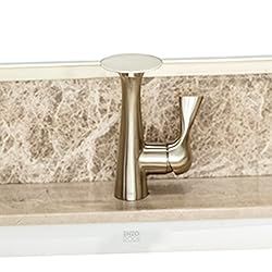 Single-Handle Brushed Gold Centerset Bathroom