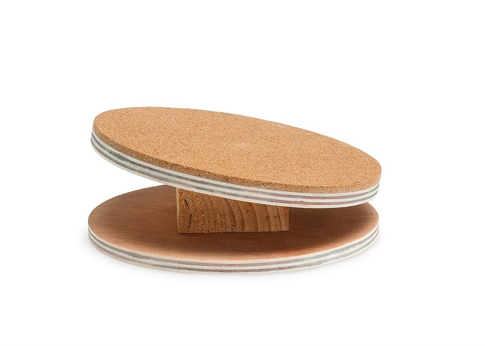 Karlie Flamingo 1030509 Wood Bogie Disc Running Wheel with Cork Diameter 16 cm