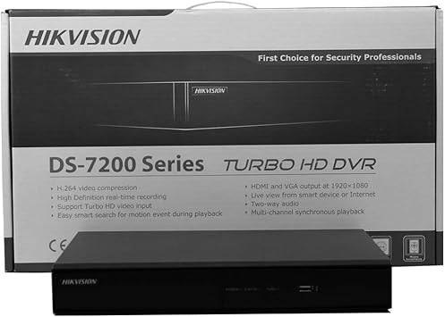 Amazon Com Hikvision Ds 78hghi Sh 8ch Dvr Turbo Hd Black Renewed Electronics