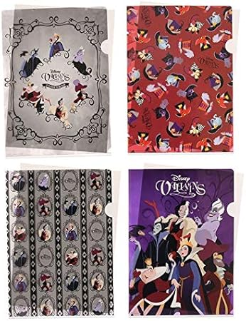 Amazon ディズニーストア 公式 クリアファイル ディズニーヴィランズ Villains 18 文房具 オフィス用品 文房具 オフィス用品