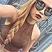 Women Tank Tops,Canserin Boho Cami Bustier Bra Crop Top Shirt (L, Brown)
