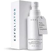 NAELI AHA/BHA Exfoliating Face Wash - 10% Glycolic Acid & Salicylic Acid Cleanser, Anti Aging Acne & Wrinkle Reducing Facial Exfoliant, Pore Minimizer & Brightening Gel, 4 oz