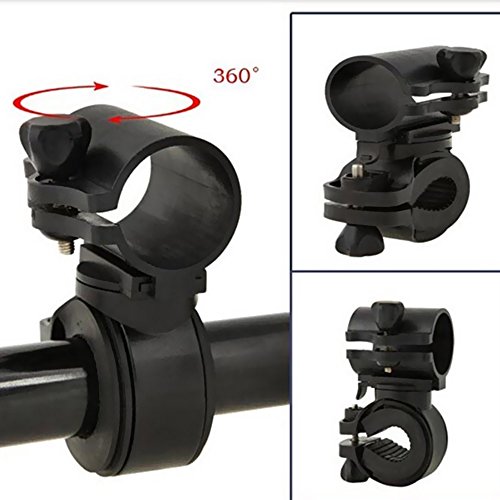 meanhoo 360 Degree Cycling Bicycle Bike Mount Holder for LED Flashlight Torch Clip Clamp - Thumbnail 5