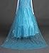 Snow Queen Elsa Princess Party Dress Costume with Accessories (6-7, Style 2)