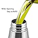 Flyboo Olive Oil Dispenser 25oz Oil Bottle Stainless Steel Leak Proof Olive Oil Decanter for Kitchen
