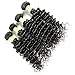 Golden Rule Hair Virgin Brazilian Hair Deep Wave Human Hair Extensions Unprocessed Remy Hair Weave Natural Color 400g 4 Bundles (18 20 22 24)