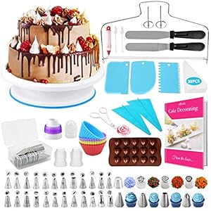 Hapeefun Cake Decorating Supplies kit,95pcs Cake Decorating Set-cake decorating equipments -cake decorating tools with…