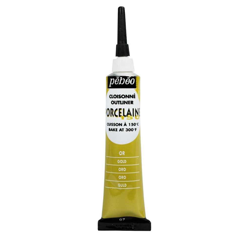 Pebeo 036-007 20 Milliliter Porcelaine 150 China Paint Cloisonne - Gold