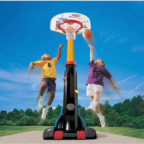 little tikes easy store basketball set