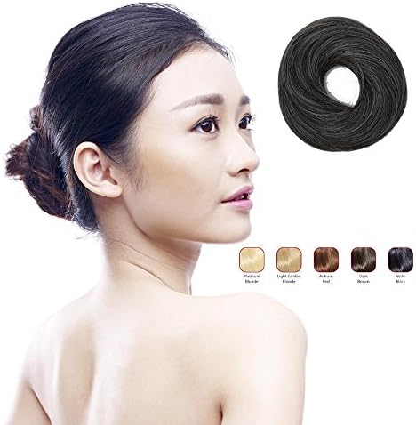 Buy 2 Hollywood Hair Classic Buns and get 1 Fish Tail Braid Headband - Bold Black