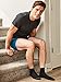 Bolter 18 Pack Men's Ankle Socks (8-12, Black)
