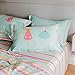 OROA Children Cartoon Rabbit Twin Duvet Cover Set Cotton 100 3 Piece Ballerina Princess Twin Bedding Set for Kids Girls Baby Toddler Crib Child (Twin, Style 6)