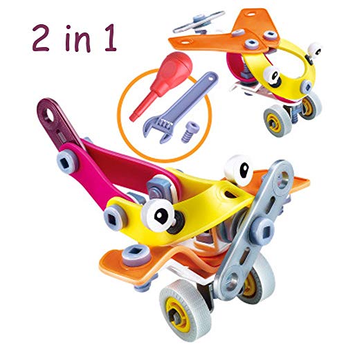 Disassembly Assembly Nut Car Classic with Assemble Screw Driver Early Puzzle Educational 2 in 1 for Children