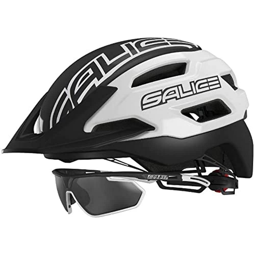 Salice Bike Helmet XS Size 51-56 White/Black, Unisex Adult