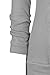 CUPSHE Women's Grey Long Sleeve Shawl Collar Hooded Sweater Small