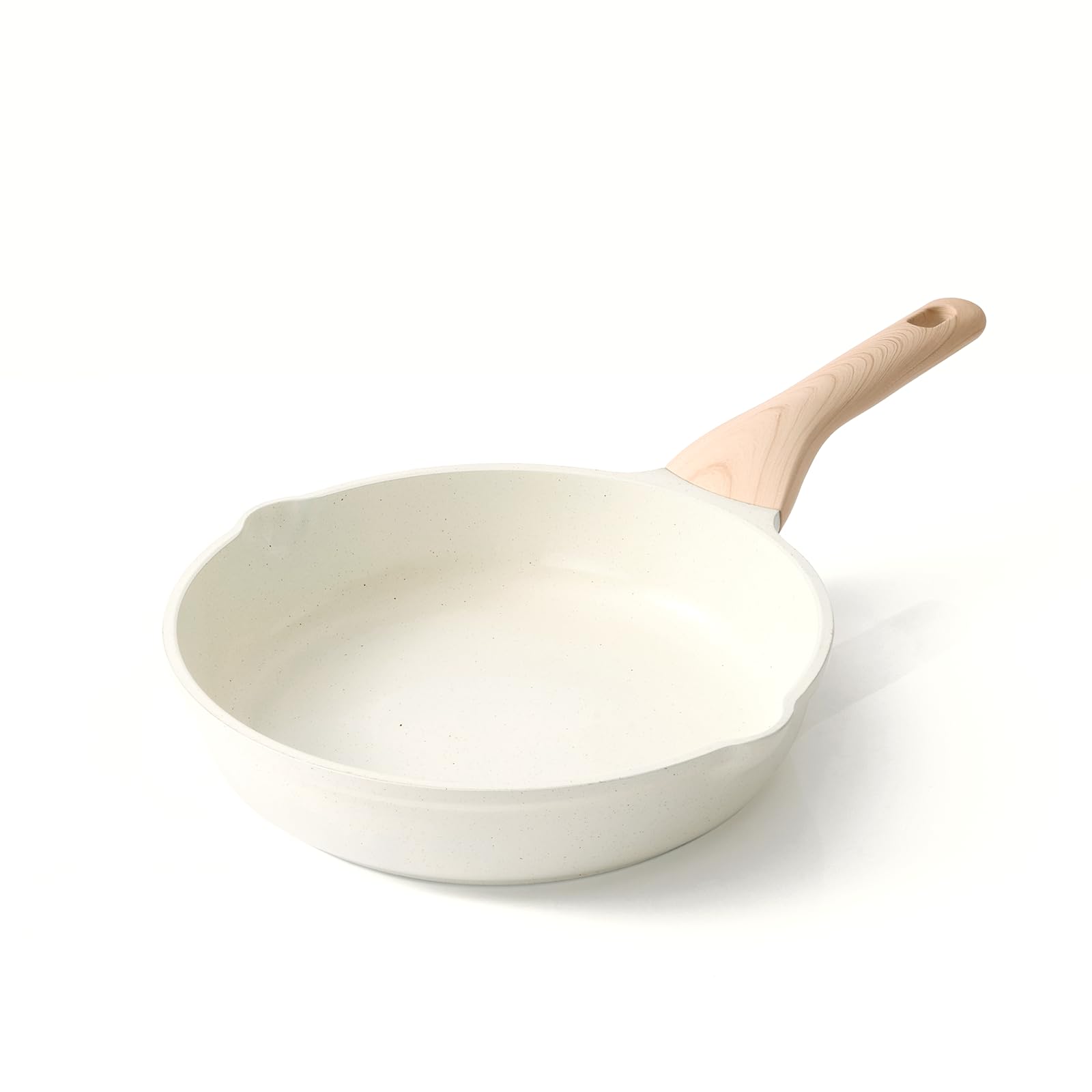 Kordisen Ceramic Non Stick Frying Pans Skillet, 9.5 Inch Ceramic Frying Pan Nonstick for Cooking Non Toxic, Healthy Induction Cookware, Heat Resistant Handle, PFOA & PFAS Free Image