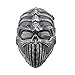 Fafcitvz Airsoft Mask Tactical Skull Overhead Metal Mesh Eye Protection Game Mask (Color 1)