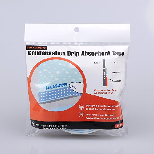 by.RHO Condensation Drip Absorbent Tape Self Adhesive Moisture Trap 9.8