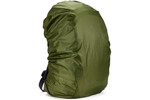 Silfrae Waterproof Rucksack Cover Backpack Rain Cover 30L-100L for Travel Climbing Hiking (Army Green, 60L-70L)