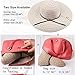 FURTALK Summer Beach Sun Hats for Women Wide Brim Foldable Floppy Travel Packable UPF Hat