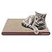 AMZNOVA Cat Scratcher Cardboard Scratching Pads Scratch Lounge Sofa Bed, Wide, Wood Floor Print, 1 Pack