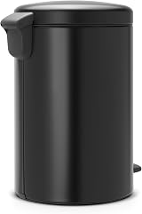 Brabantia NewIcon Pedal Bin 20L Matt Black Soft Closure with Inner Bucket view 4