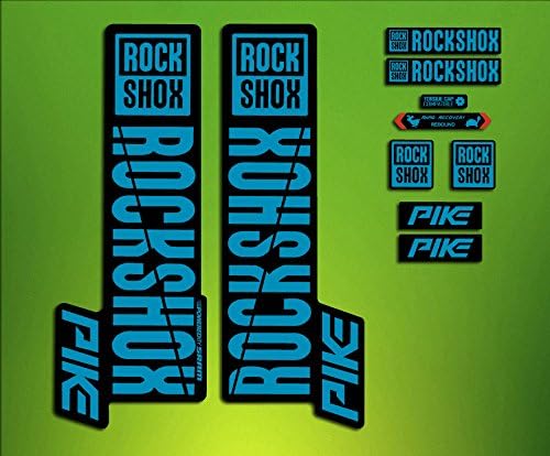 Stickers Stickers Fork Rock Shox Pike 2018 elx64 Fork Aufkleber Decals MTB