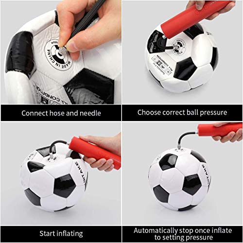 Keenstone Ball Pump, Automatic Electric Basketball Pump for Inflatables