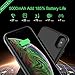 Qi Wireless Battery Case for iPhone X Xs, 5000 mAh 5W Qi Wireless Charging Case NO Charging Connector Portable Protective Extended Charger Case for iPhone X iPhone Xs (5.8 inch)