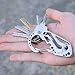 Braudel Keychain Multi-Funtional Tool,Stainless Multitool Keychain,Keychain Clip Quick Release,Wrench Screwdriver Tool,Valentine's Day Gifts For Men