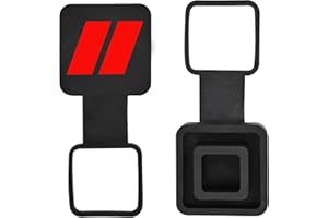 OMLKIBO 2 Inch Trailer Hitch Tube Cover Plug Cap, Trailer Receiver Tube Hitch Plug Cap Compatible with Dodge Car Accessories.