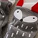Molil Baby Girls Winter Long-Sleeved Cartoon Fox Thick Velvet Sweater Suits Set (S, Red)