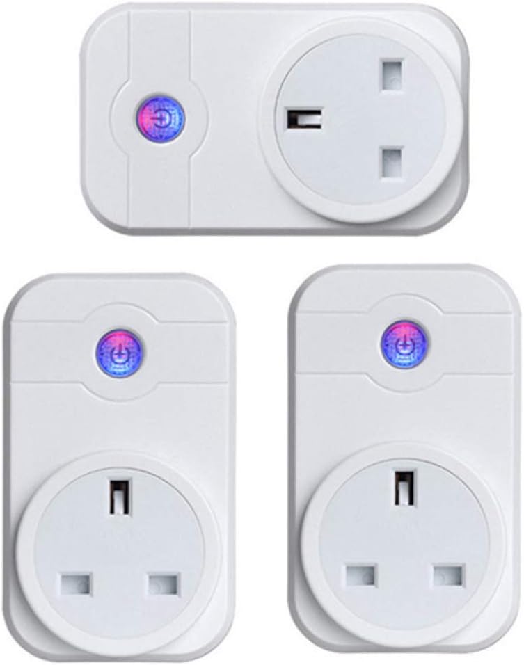 WiFi Smart Socket, Control Plug Work With Amazon Alexa Google Assistant IFTTT,3pack