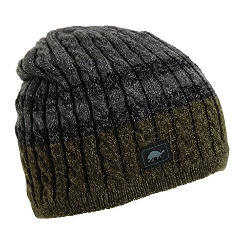Turtle Fur Headwear - Men's Slater Ragg, Fleece Lined Knit Ragg Wool Beanie