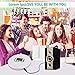 Portable CD Player, Small CD Player for Car, USB Cable Anti-Skip Protection Shockproof Music Player, Personal Walkman Player with Stereo Headphones (White)
