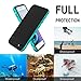 iPhone SE 2020 Waterproof Case, iPhone 7/iPhone 8 Waterproof Case, EFFUN IP68 Certified Waterproof Dirtproof Snowproof Shockproof Case Fully Sealed Underwater Cover for iPhone SE/7/8 Aqua Blue
