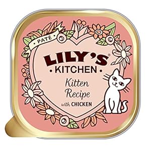 Lily's Kitchen Smooth Pate for Kitten, Chicken with Beef ,19 x 85 g