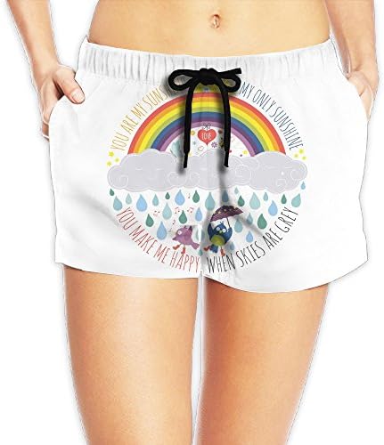 Sunshine Rainbow Different Woman Quick-drying Board Shorts