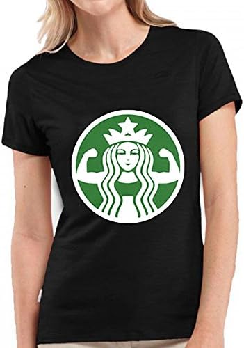 Starbucks Strong for Medium Black women T shirt