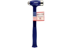 Trusty-Cook Ball Peen Dead Blow Hammer (36oz, Blue)