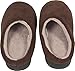 LUXEHOME Men's Slip On Indoor/Outdoor Coral Fleece Footwear/Slipper (10-11, Coffee)
