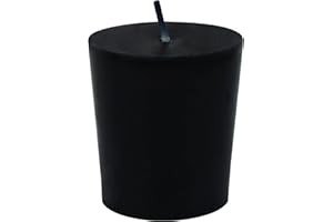 Zest Candle 12-Piece Votive Candles, Black