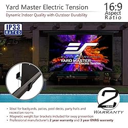 Elite Screens Yard Master Tension Series, 150-inch