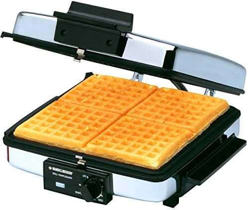 Baking 3-in-1 Belgian Waffle Maker &amp; Indoor Grill Griddle Electric Waring Cone Plates Waffle Maker Gourmet
