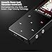 AGPTEK 16GB Bluetooth MP3 Player Touch Button with FM/Voice Recorder, Lossless Sound Metal Music Player with Independent Lock, 1.8 Inch TFT Screen, (Support up to 128GB),A01ST,Gray